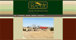 Desktop Screenshot of housemountainfarm.com