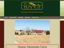 Tablet Screenshot of housemountainfarm.com